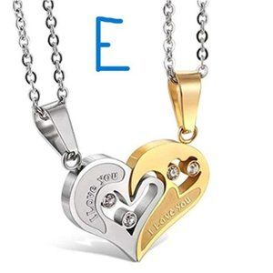 New Couples Necklaces Bracelets Set for Him and Her,His Queen Her King C…